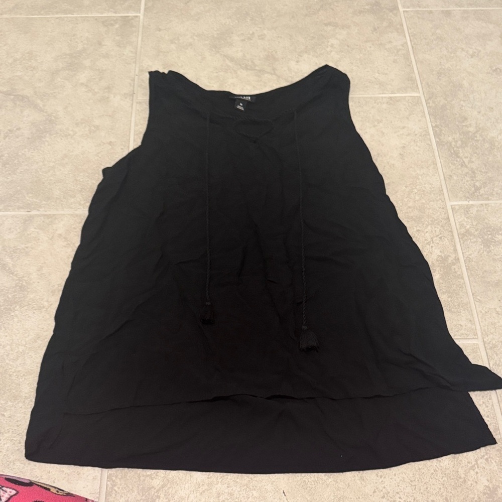 a.n.a Black Sleeveless Top